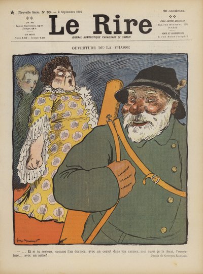 Ilustracja do Le Rire autorstwa Georges Meunier