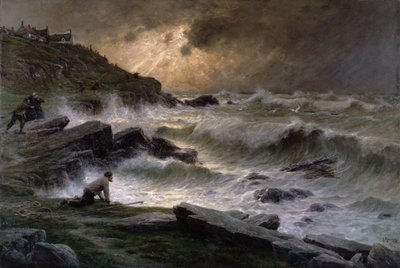 Niszczyciele u wybrzeży Bretanii, 1911 autorstwa Georges Philibert Charles Maroniez