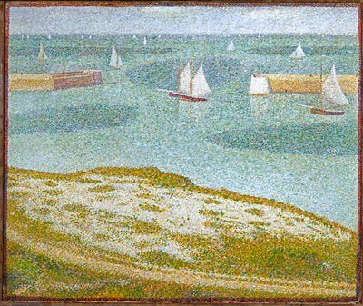 Wejście do portu (olej na płótnie) autorstwa Georges Pierre Seurat