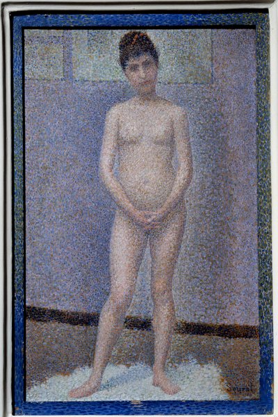 Malowanie twarzy Georgesa Seurata (1859-1891) autorstwa Georges Pierre Seurat