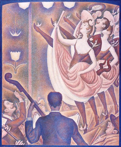 Zamieszanie, 1890 autorstwa Georges Pierre Seurat