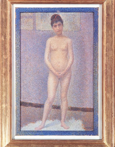 Modelka od przodu (Poseuse de face) autorstwa Georges Pierre Seurat