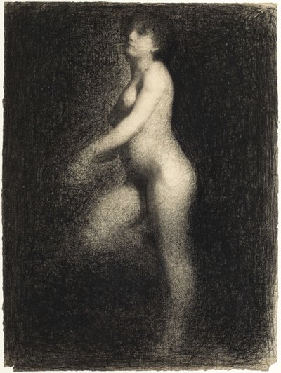 Akt, ok. 1881-1882. autorstwa Georges Pierre Seurat