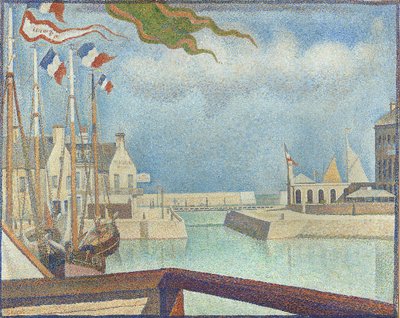 Niedziela w Port-en-Bessin autorstwa Georges Pierre Seurat