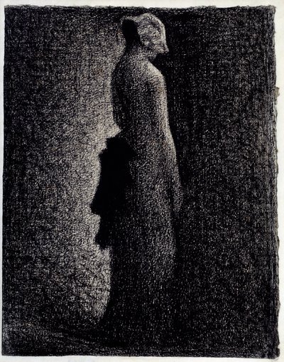 Rysunek ołówkiem Black Knot autorstwa Georgesa Seurata (1859-1891) Około 1882 wym. 0,31 x 0,23 m Paryż. Muzeum Orsay autorstwa Georges Pierre Seurat
