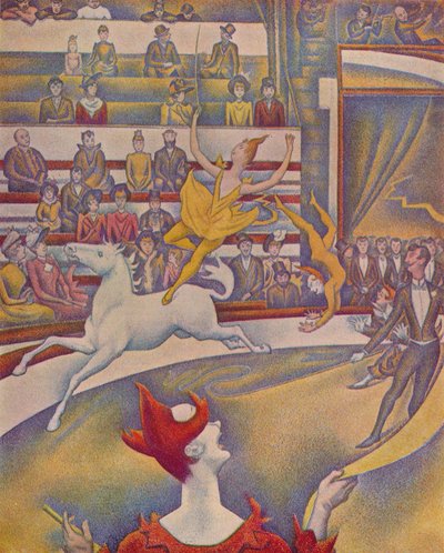 Cyrk Cyrk, 1890-91 autorstwa Georges Pierre Seurat