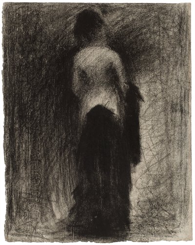 Promenada, ok. 1882 r. autorstwa Georges Pierre Seurat