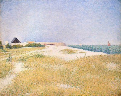 Widok na Fort Samson, 1885. autorstwa Georges Pierre Seurat