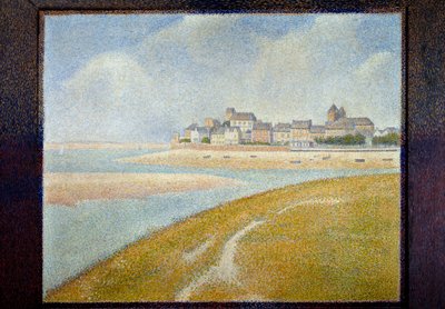 Widok na Le Crotoy z Upstream autorstwa Georges Pierre Seurat