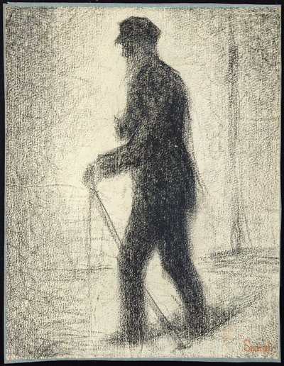 Spacer, ok.1882 autorstwa Georges Pierre Seurat