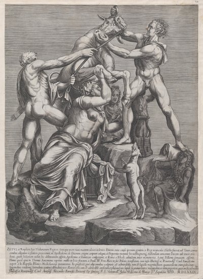 Lustro rzymskiej wspaniałości: los Dirce, 1579., 1579. autorstwa Georges Reverdy