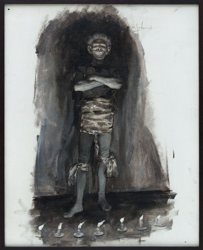 Gwynplaine. Człowiek, który się śmieje. autorstwa Georges Rochegrosse