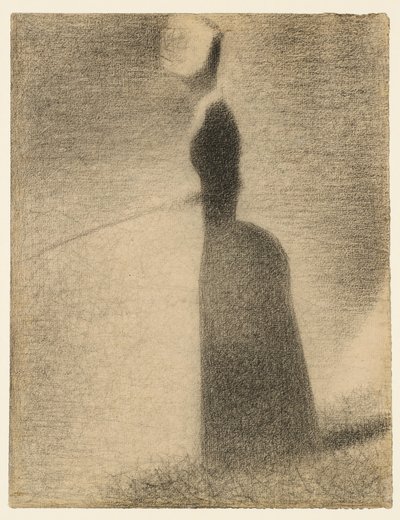Kobieta łowiąca ryby autorstwa Georges Seurat