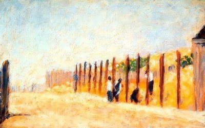 Jedź w stawkach autorstwa Georges Seurat