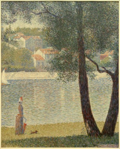 Sekwana w Courbevoie autorstwa Georges Seurat