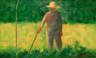 Ogrodnik (Der Gärtner) autorstwa Georges Seurat