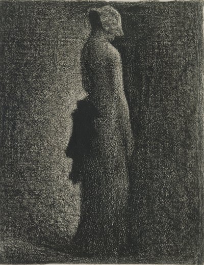 Czarny krawat autorstwa Georges Seurat