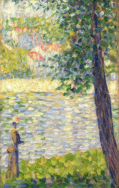 Poranny spacer. 1885 autorstwa Georges Seurat