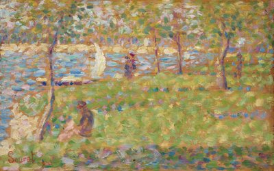 Studium do „La Grande Jatte” autorstwa Georges Seurat