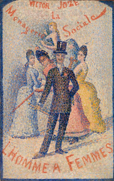 Mężczyzna kobiet autorstwa Georges Seurat