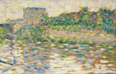 Sekwana w Courbevoie autorstwa Georges Seurat