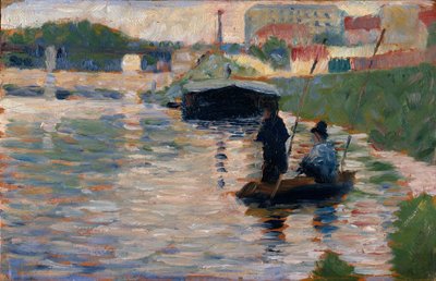 Widok na Sekwanę, 1882-83 autorstwa Georges Seurat