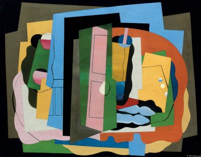 Różowe drzwi; Różowe drzwi, 1927 autorstwa Georges Valmier