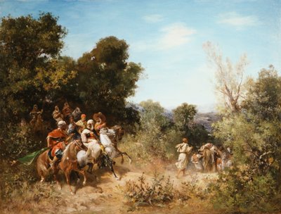 arabscy jeźdźcy, autorstwa Georges Washington
