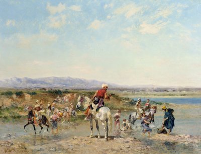 Arabowie w oazie autorstwa Georges Washington