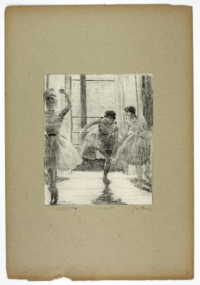 Przed zajęciami baletowymi autorstwa Georges William Thornley