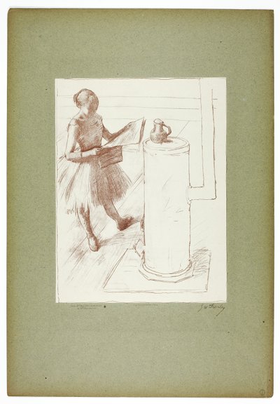 Tancerka przy piecu autorstwa Georges William Thornley