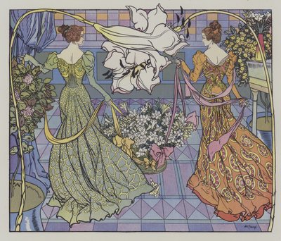 Festiwal Lilii w Stanach Zjednoczonych autorstwa Georges de Feure
