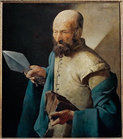 Saint Thomas ... autorstwa Georges de La Tour