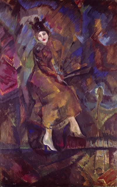 Portret Panny Paskiewicza autorstwa Georgy Bogdanovich Yakulov