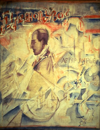 Terminarz. Portret kompozytora Arthura Lourié 1891-1966, 1918 autorstwa Georgy Bogdanovich Yakulov