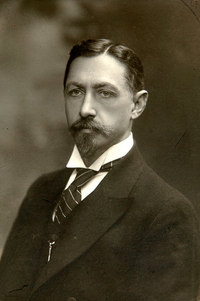 Ivan Bunin, rosyjski pisarz, koniec lat 90. XIX wieku autorstwa Georgi Vasilievich Trunov