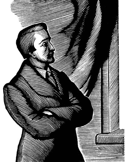 Heinrich Heine, XIX-wieczny poeta niemiecki, 1934. autorstwa Georgi Yecheistov