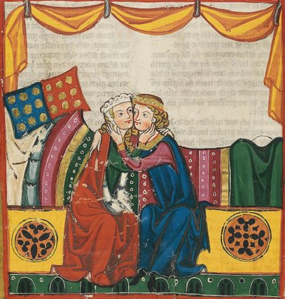 Hugo von Werenwag, z Codex Manesse, 1305-15 (42640388224) autorstwa Georgia Levan Ramishvili from Tbilisi