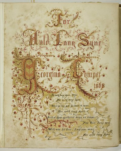 Bez tytułu [Dla Auld Lang Syne], 185568. autorstwa Georgina Cowper