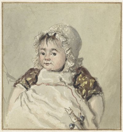 Portret van Kornelia Johanna van Os autorstwa Georgius Jacobus Johannes van Os