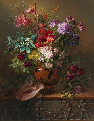 Martwa natura z kwiatami w greckim wazonie: Alegoria wiosny Martwa natura z kwiatami w greckim wazonie: Alegoria wiosny autorstwa Georgius Jacobus Johannes van Os