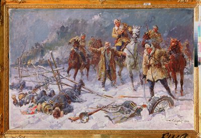 Na śladach wroga autorstwa Georgiy Konstantinovich Savitsky