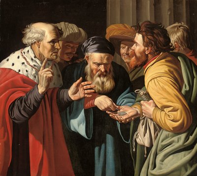 Zapłata Judasza (olej na płótnie) autorstwa Gerard (manner of) Seghers