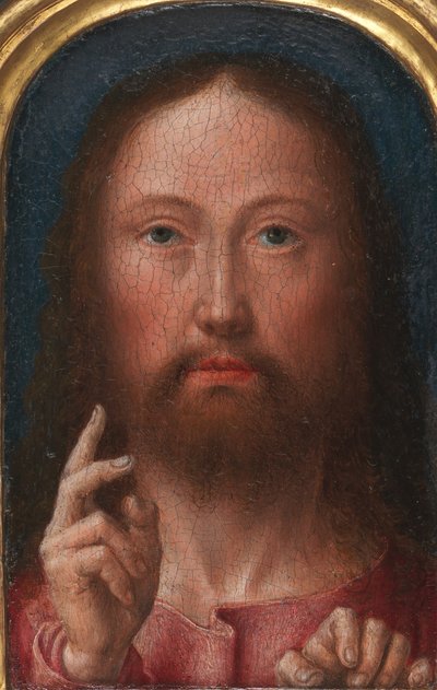 Błogosławieństwo Chrystusa, ca. 1500-1505. autorstwa Gerard David