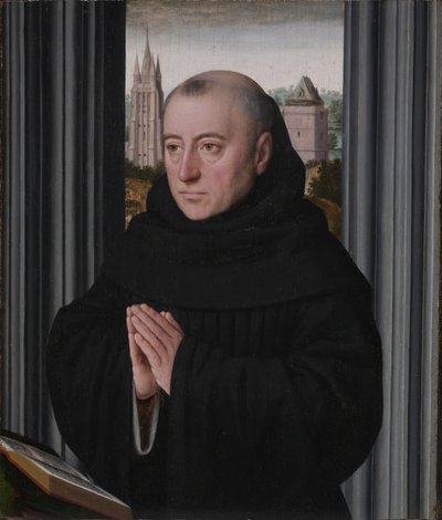Portret mnicha, początek XVI wieku. autorstwa Gerard David