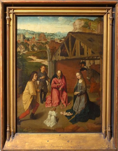 Adoracja pasterzy, ok. 1485 r. autorstwa Gerard David