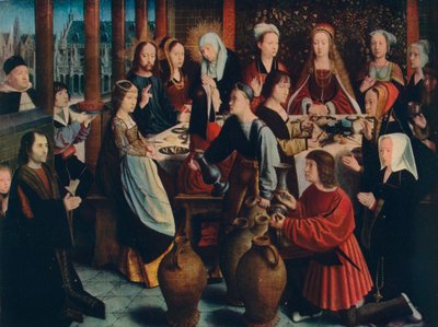 Ślub w Kanie, ok. 1500 autorstwa Gerard David