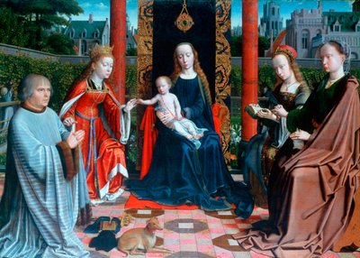 „Mistyczne Wesele św Katarzyny”, 1505-1510 autorstwa Gerard David
