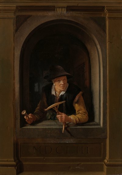 Żona rybaka autorstwa Gerrit Dou