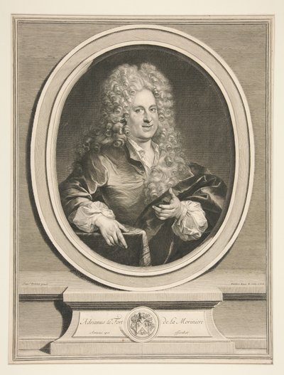 Adrien Claude Lefort de La Morinière autorstwa Gérard Edelinck